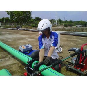 China PVDF Plastic Pipe Manual Butt Fusion Welding Machine ISO Certificate on sale