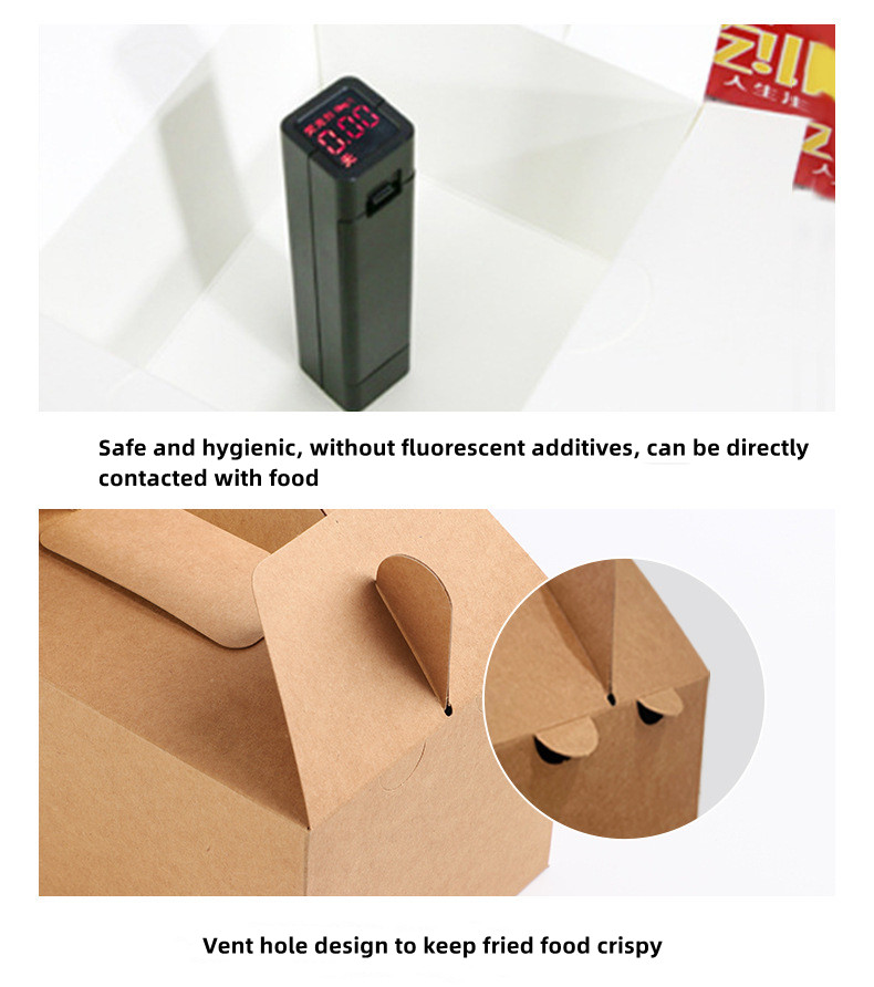 Custom Food Paper Take Out Boxes Paper Packaging Containers Disposable