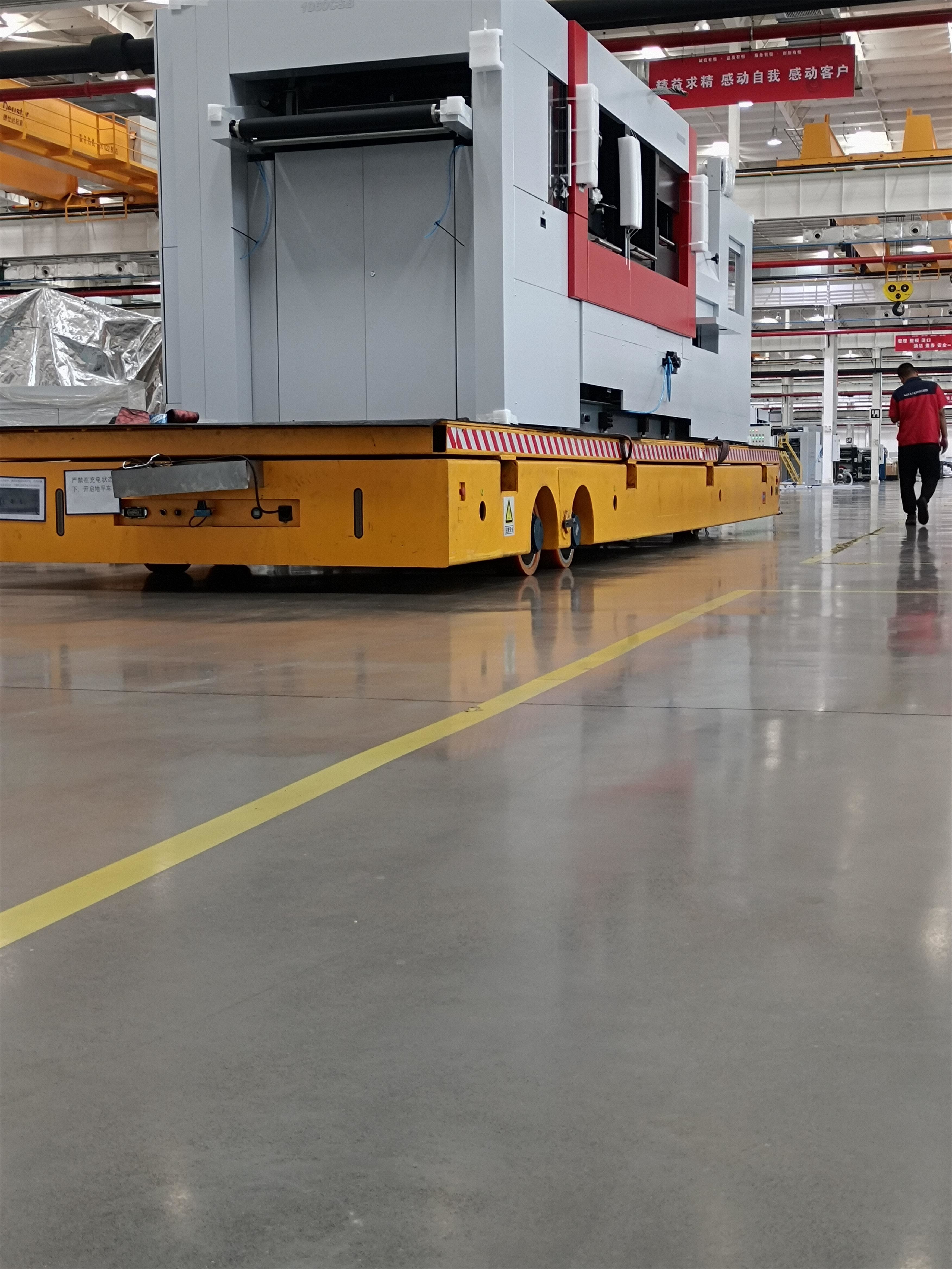Forged Wheels 20 Ton Electric Transfer Cart Automatic Running Heavy Duty