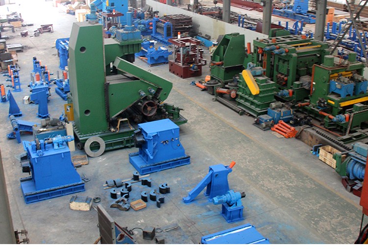 High Performance Carbon Steel ERW Pipe Mill , Steel Pipe Manufacturing Machine