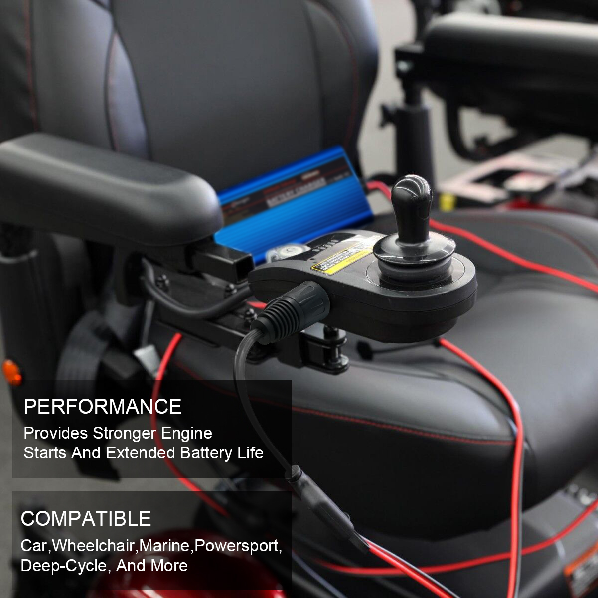 Universal Mobility Scooter 24 volt lead acid battery charger 5A VRLA SLA AGM GEL