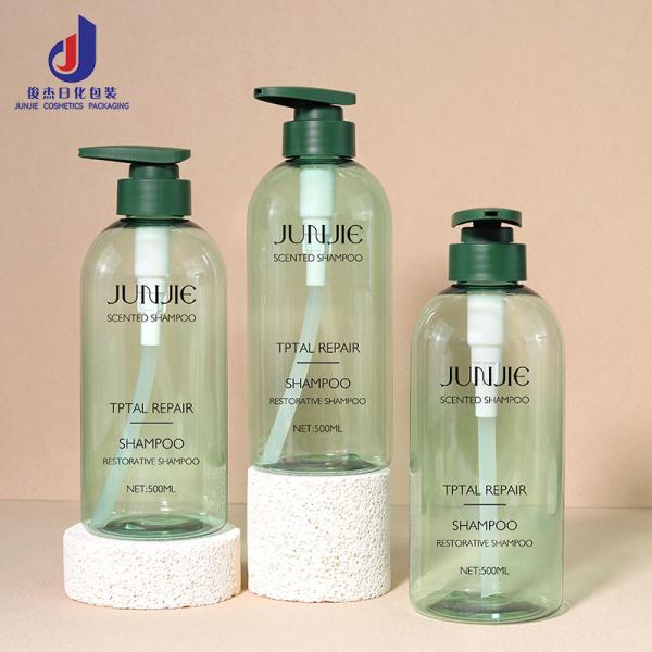 Empty Shampoo Liquid Soap Dispenser Packaging hair oil 500ml PET conditioner