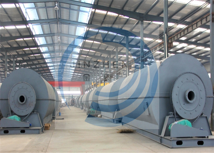 10 20 30 Ton Fully Continuous Waste Tire Plastic Rubber Pyrolysis Oil To Diesel Fuel Plant
