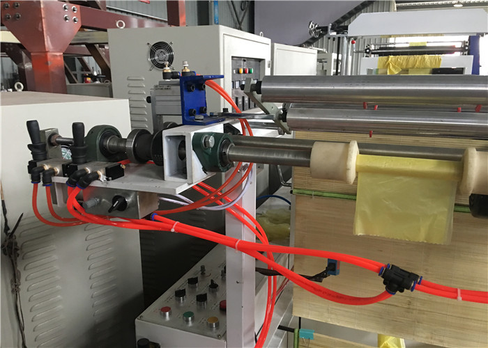 Flat Open Mouth Bag Making Machine For Double Lines Star Bottom Sealing
