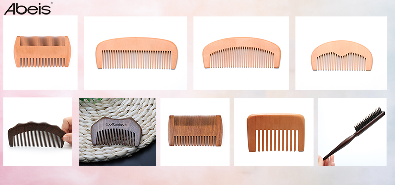 Abeis Wooden Salon Teasing Back  Hair Brush Extension Hairdressing Styling Tools Comb