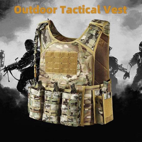 Outdoor sports training, Multifunctional Nylon Waterproof Tactical Vest Apron