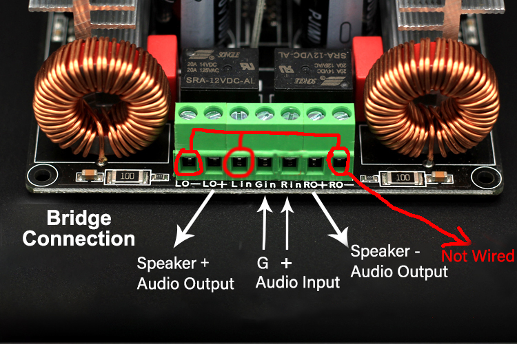2x600W Stereo Digital Power Amplifier Board AC DC Converter with Switching Power Supply Bridged Speaker Protection Board Mount