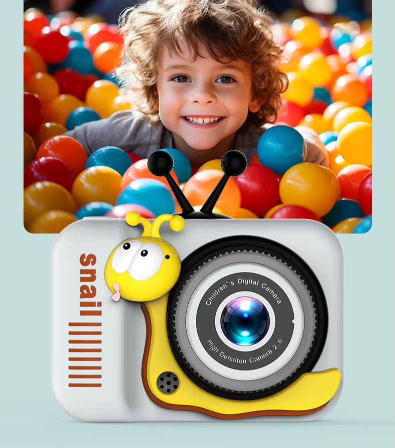 1080P Rechargeable Kids Selfie Camera For Boys Girls Best Gifts MicroSD Media