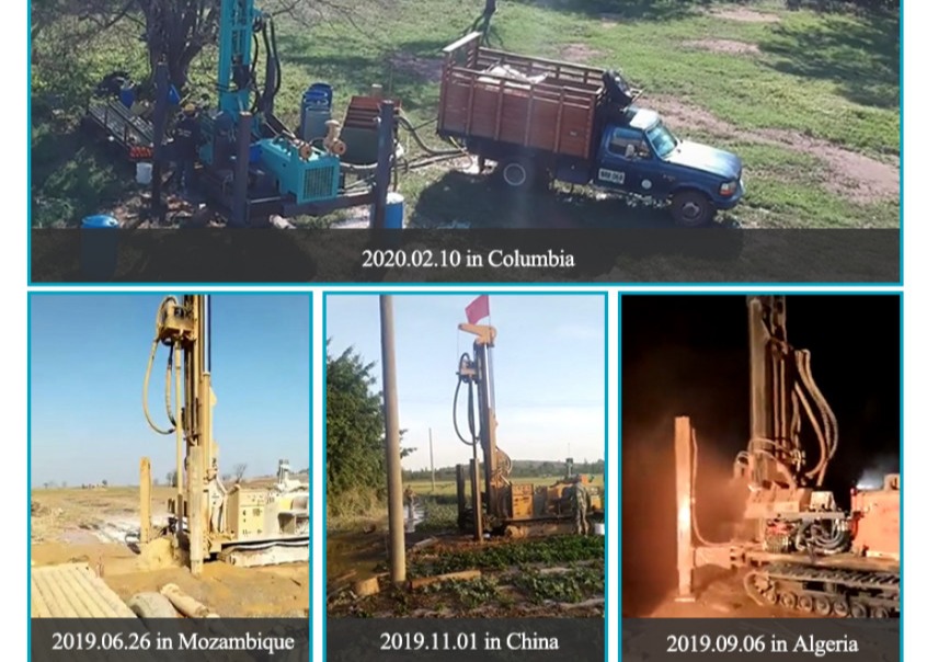 High Efficiency 180m Depth 55kw Small Borewell Drilling Machine