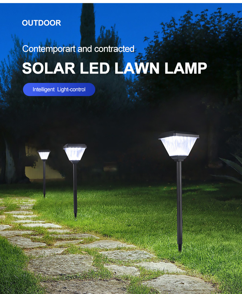 IP66 Waterproof Outdoor Garden Easy Stall All In One ABS Pathway Lights For Park Yard Patio Villas