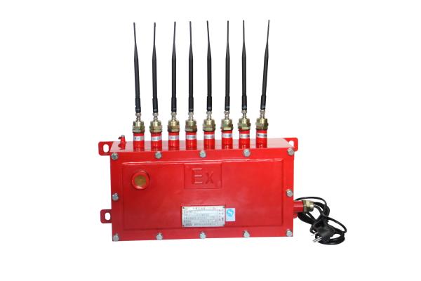 8 Antennas Mobile Cell Phone Signal Jammer Outdoor Use Stationary Explosion