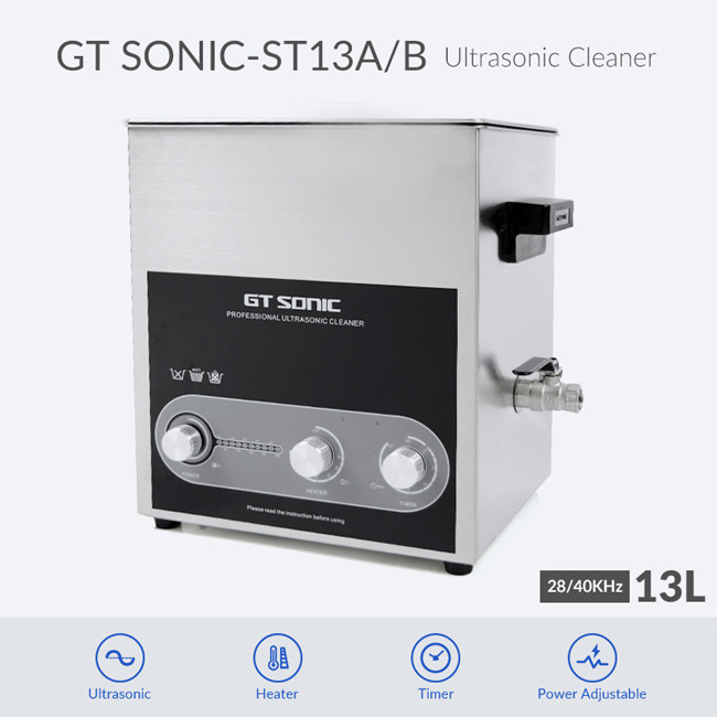 40kHz Ultrasonic Cleaning Tanks 13L Industrial Ultrasonic Cleaner