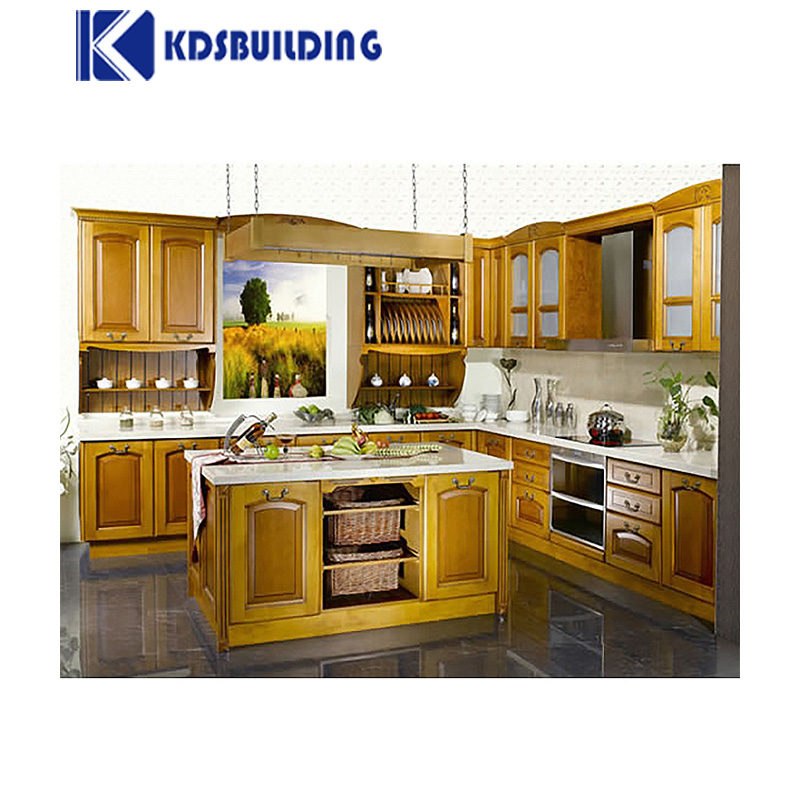 Kitchen Furniture Modern Design Solid Wooden Cabinet
