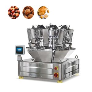 Snacks packing machine weigher food weighing combination scale food multihead