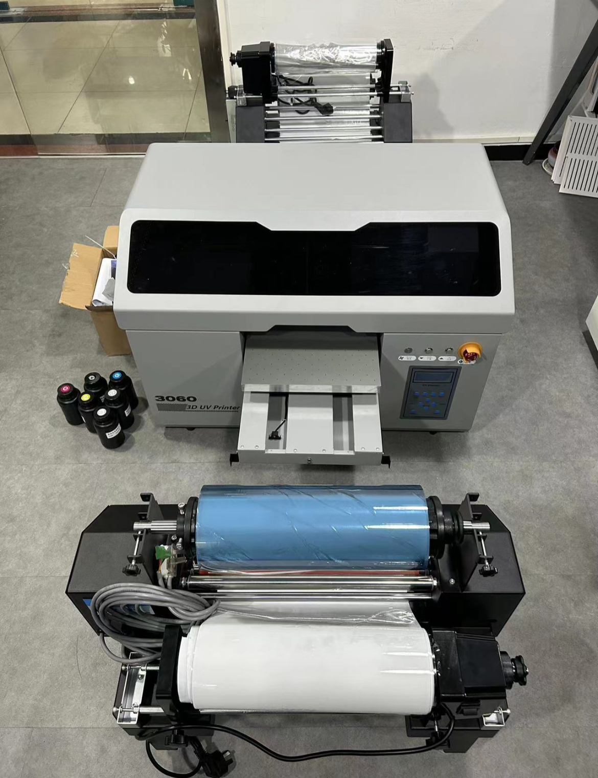 UV DTF Sticker Printer 3 in 1 with Andemes High Speed 2 XP600 Print Head and UV Light