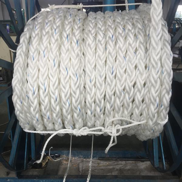 Boat Mooring 8 Strand PP Rope Polypropylene 50mm For Fishing Industry