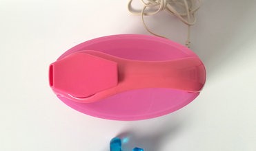 Pink Household Moist Air Humidifier , Fog Nozzle Design Air Mist Humidifier