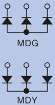 MTQ60A 66mm Fixing Thyristor Controlled Rectifier