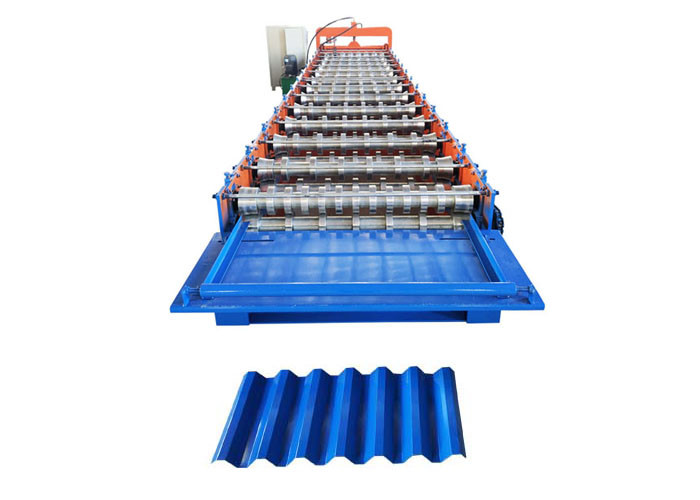 PLC Control Sheet Metal Roll Forming Machines Arch Frame Thick 16mm For Building