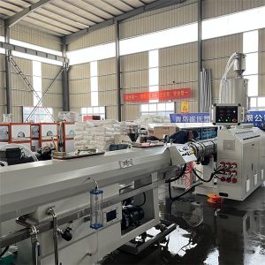 PLC Control Plastic Pipe Machine 50-1000kg/h Output