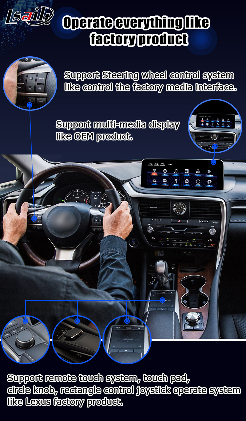 Lexus IS350 IS200t IS300 IS300h wireless caprlay android auto box screen mirroring