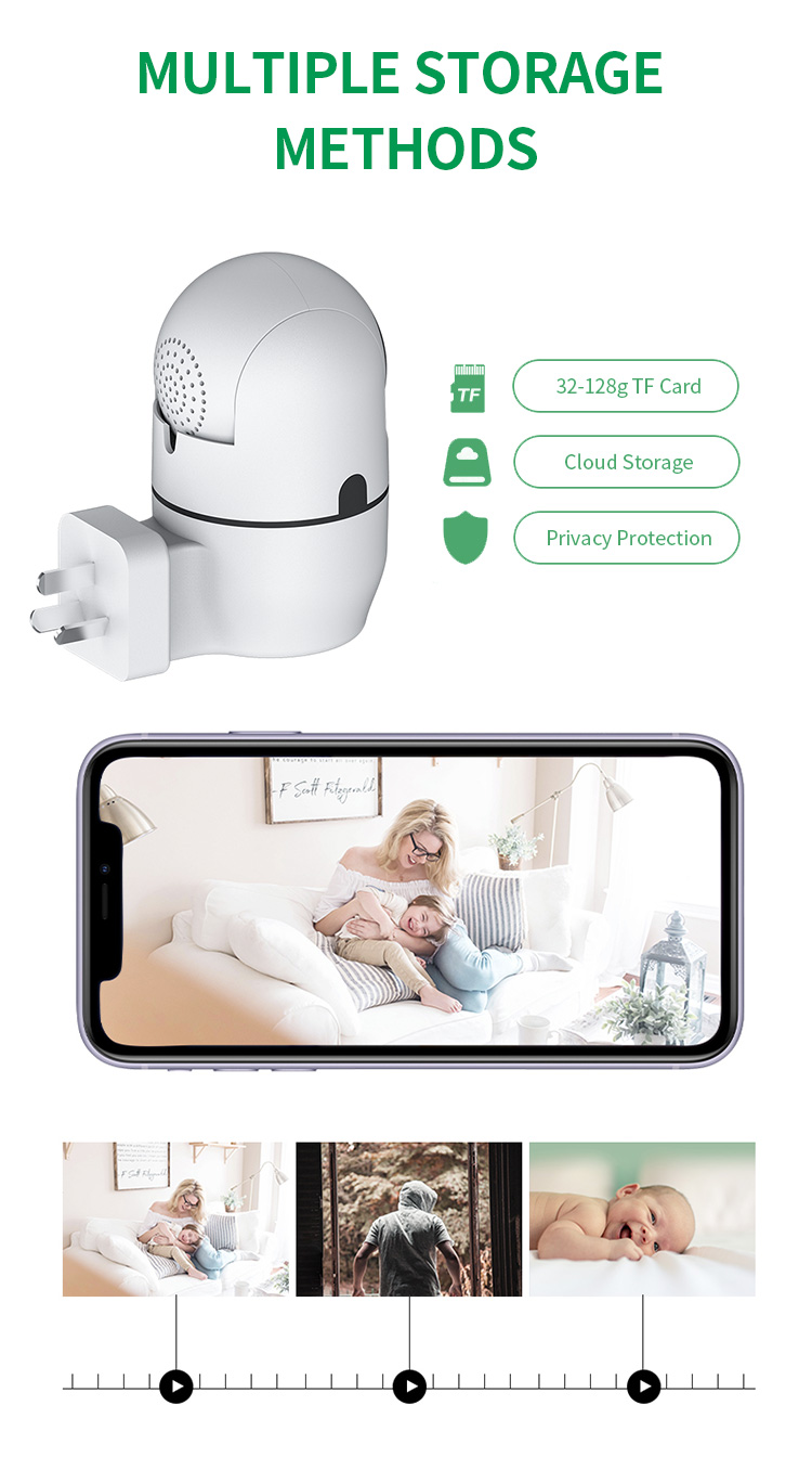 Highfly1080p Hd Video Night Vision Wifi Ip Wireless Camera Price Tf Card Cloud Storage Alarm Push Home Cctv Mini Security Camera