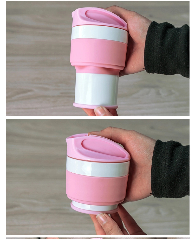 Lightweight Heat Resistant 400ML Silicone Travel Mug