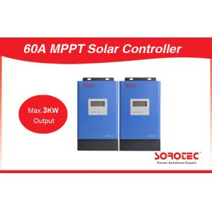  60A With Communication Port Max 3000W Output 48V MPPT Solar Charge Controller Manufactures