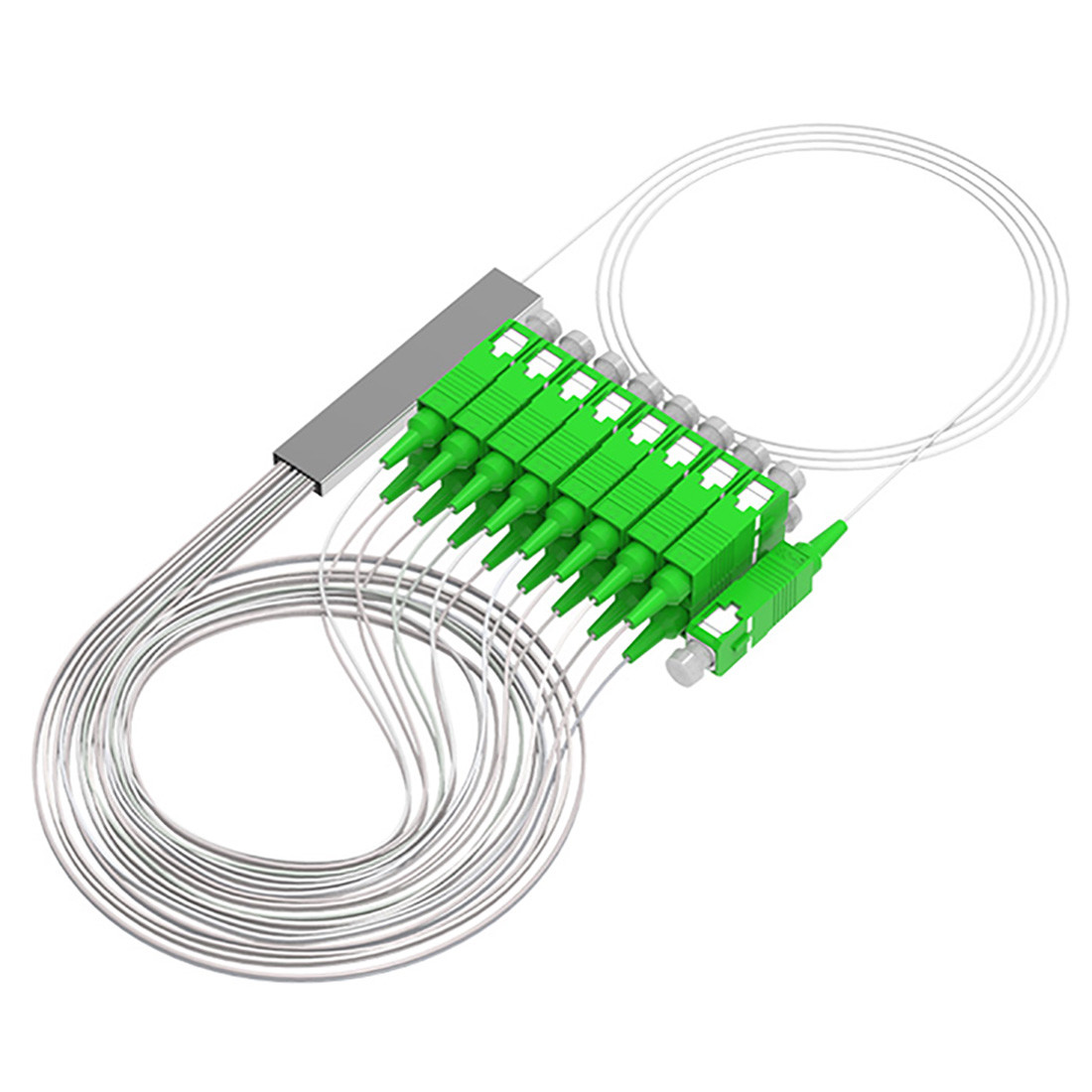 16 Way Fiber Optic Splitter 1*16 Sc Apc Plc Splitter G657A1 Cable Terminal Box