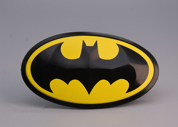 Soft PVC Raised Silicone Logos Heat Transfer Labels Two Colours For Clothing