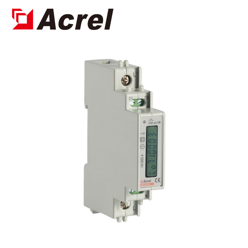 Acrel Wireless Energy Meter / ADW300 Din Rail Mounted Kwh Meter For Distribution Box