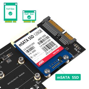 Mini PCI-E To PCI-E 1x And MSATA To SATA3 WiFi Adapter For 3G 4G LTE Msata SSD