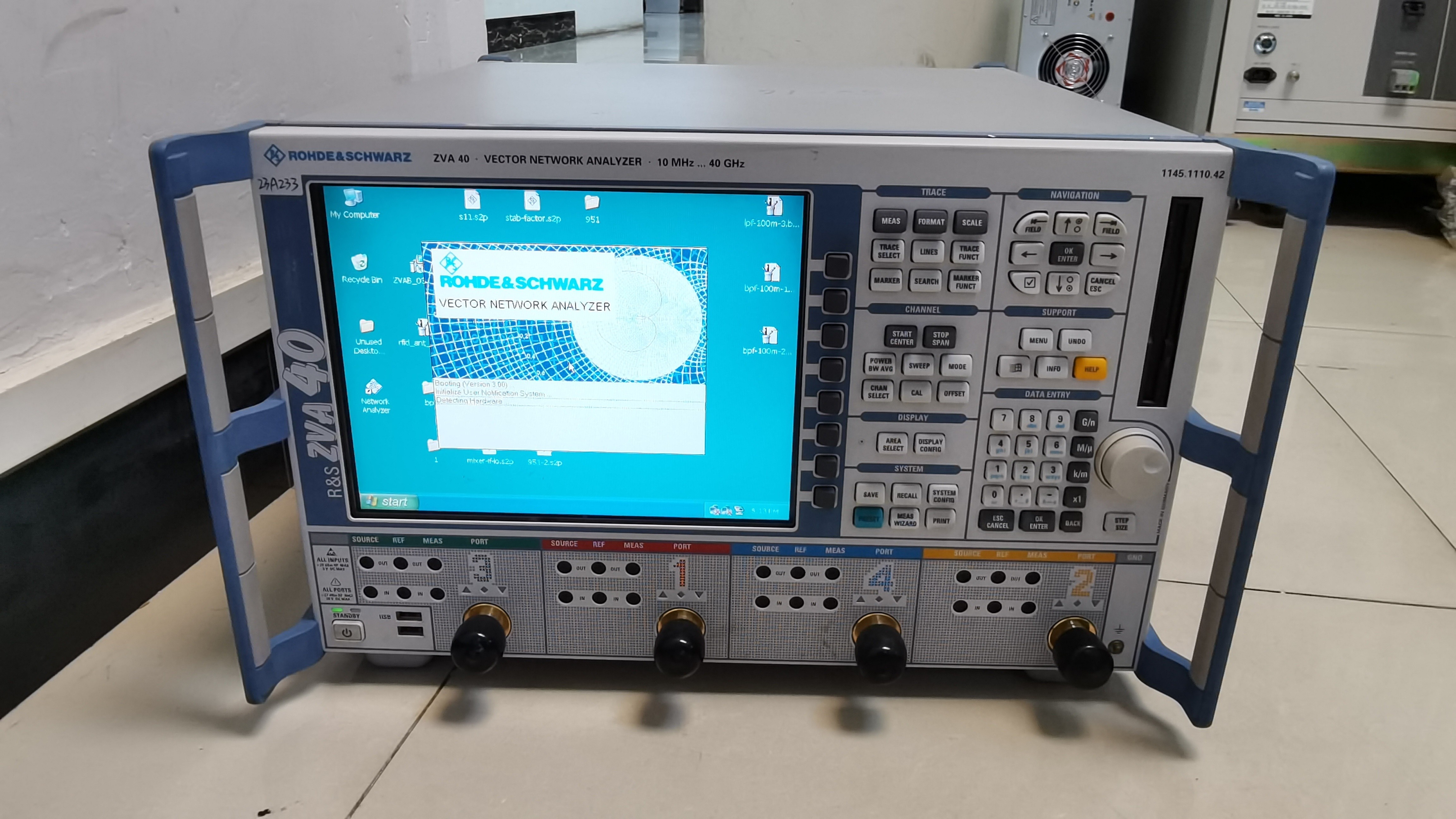 Rohde & Schwarz ZVA40 10MHz To 40GHz Vector Network Analyzer W/ MFG Calibration!