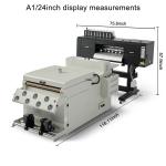 Semi-automatic 60cm PET Film T Shirt DTF Inkjet Printer with Conveyor and Powder
