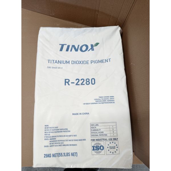 Quality TINOX R-2280 Titanium Dioxide Rutile with Excellent Opacity High Heat Resistance and Low Volatility for Plastic Applications for sale