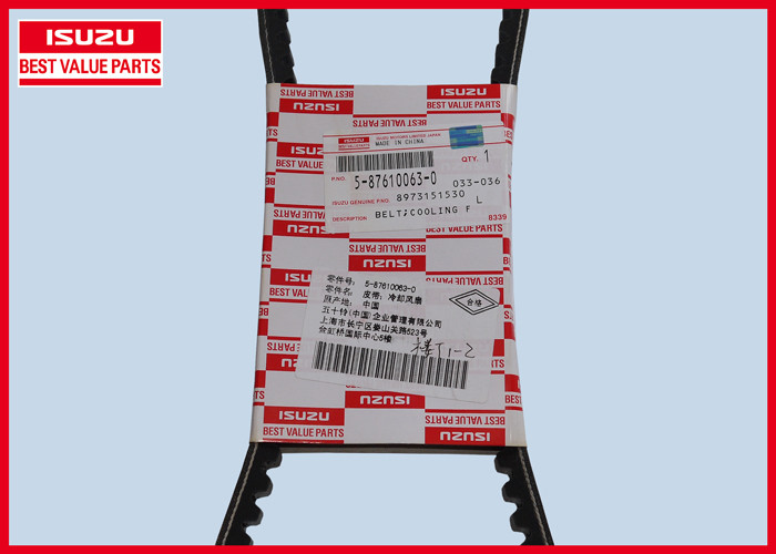 Black Color Engine Fan Belt Rubber Material For ISUZU NKR 5876100630