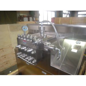 Wax Emulsions Chemical Homogenizer 2000L/H With 3 Piston