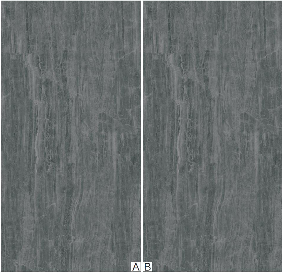 Cloud Grey Sintered Stone Slabs Kitchen Table Top Full Body Clay Heat Insulation