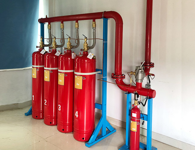 Ig100 Inert Gas Fire Protection System 70L/15MPa For Museum Fire Suppression