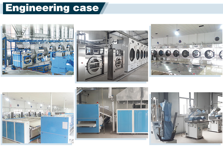 Laundry System of Washer Extractor Machine Set of Equipment for Hot Water Cleaning
