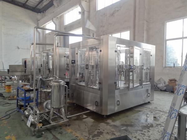 Stainless Steel Juice Bottling Machine PET Bottle Washing Filling Capping