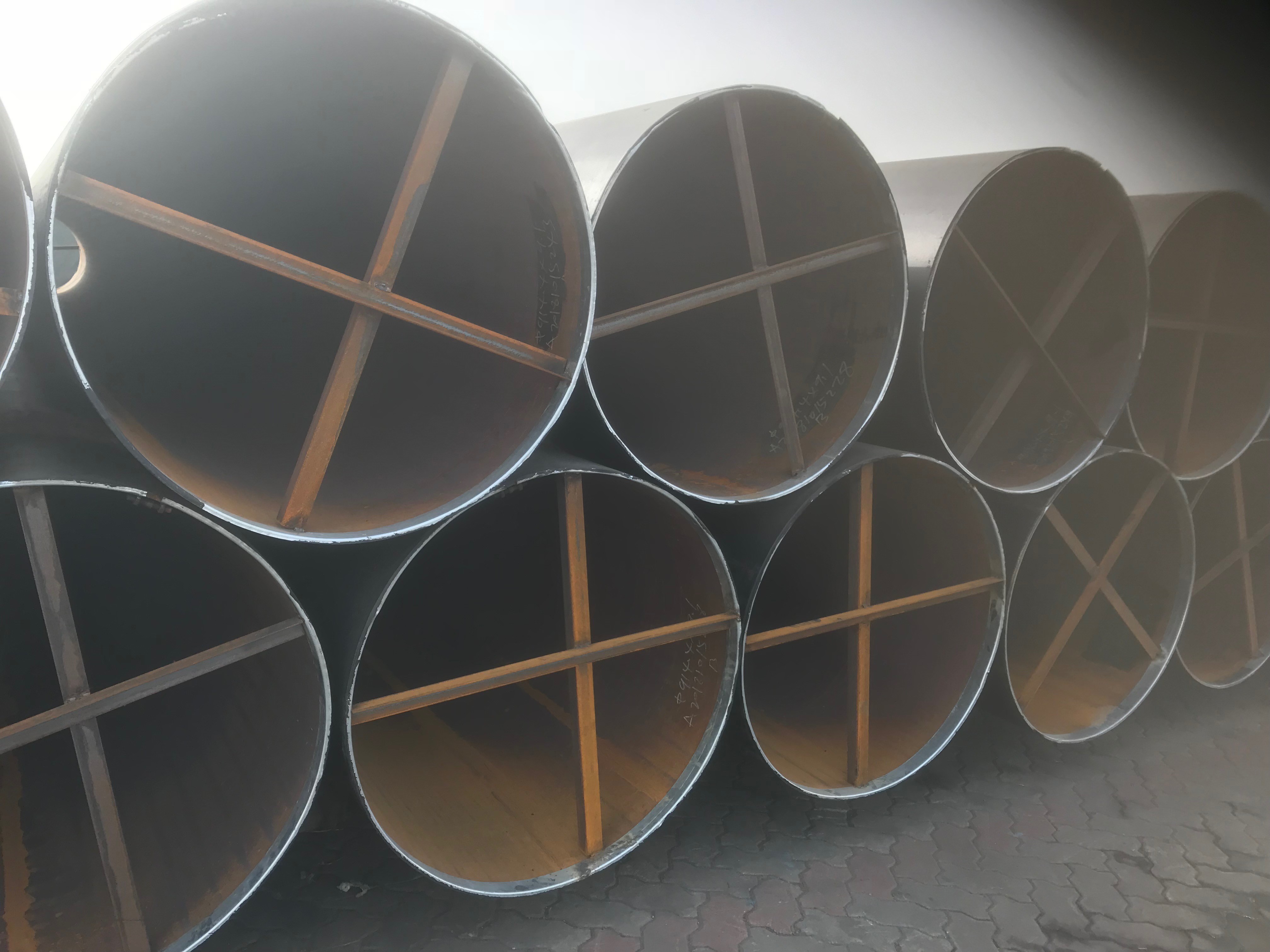 Marine Construction Thick Wall EN10219 ASTM A252 LSAW Pipe
