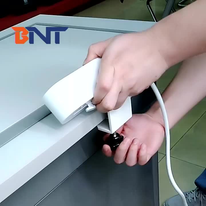  Modern office table mount white color clamp on table power outlets with USB Manufactures