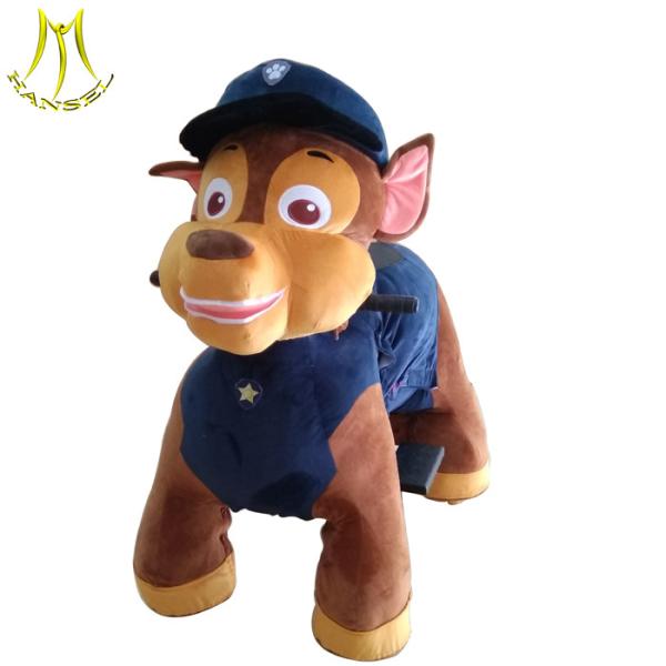 Hansel 2018 factory price indoor amusement game machine plush toys for kids ride
