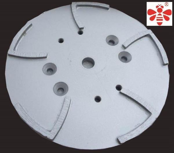 White Diamond Cutting Blade , 10 Inch Grinding Head Diamond Cup Wheel Floor