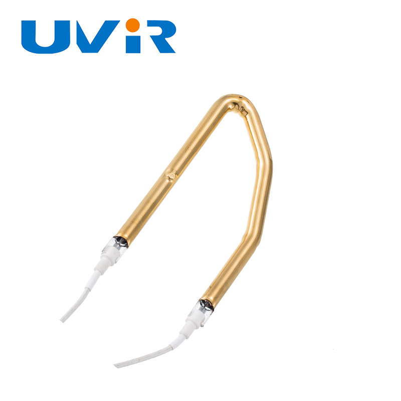 230V 1380W Gold Coated Infrared Heater Tube 3D IR Lamp Heating Emitters