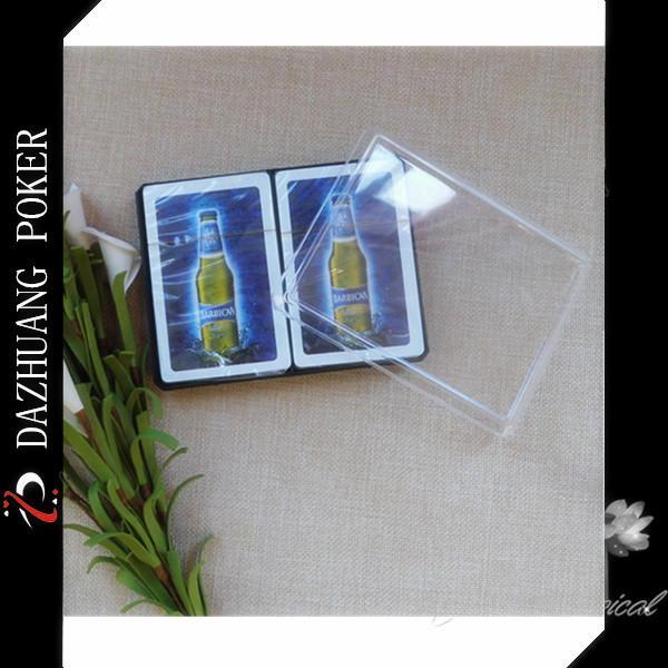 BARBICAN MALT BEVERAGE DOUBLE DECK ADVERTISING PLASTIC POKER CARDS FOR ARABIA