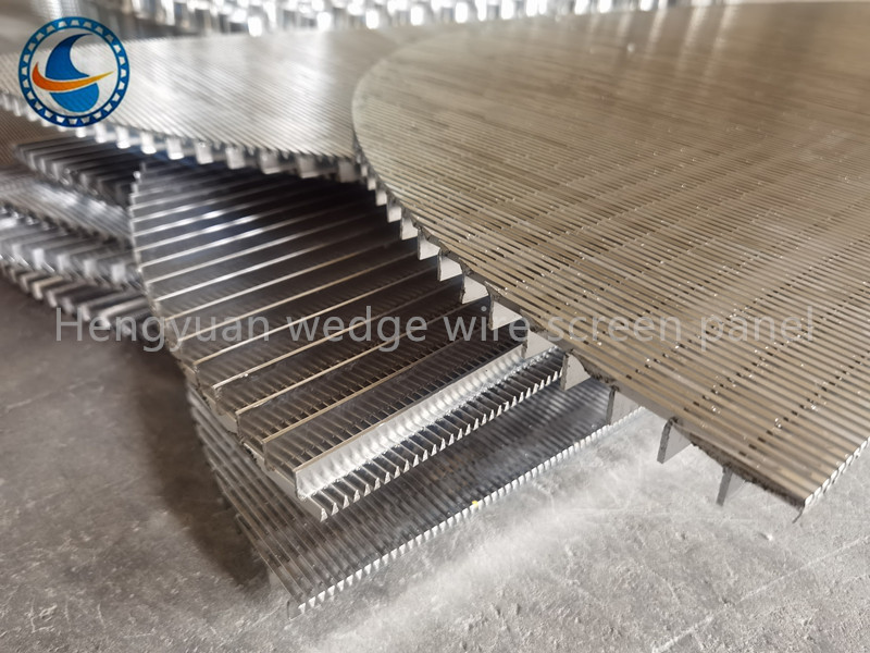 Ss 321 Johnson Wedge Wire Screen Flat For Petrochemical Engineering