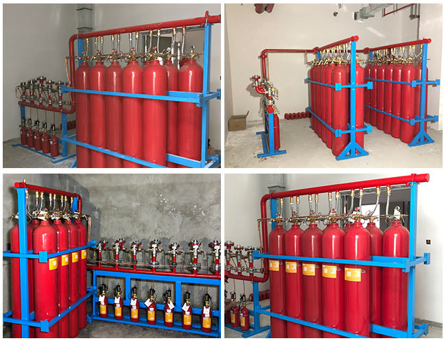 Hfc-227ea Clean Agent Fire Suppression System Gas Pipe Line