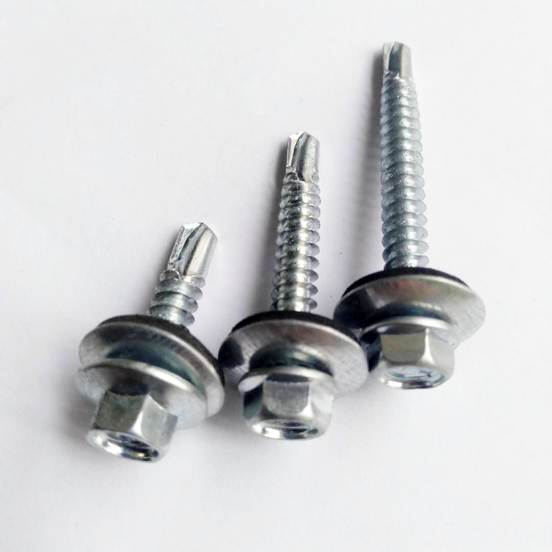 Galvanised Hex Washer Head Self Drilling Screws M3-M6.3 for Industrial Applications